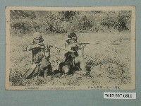 藏品(赤岡兄弟商會發行臺灣高山原住民射擊的情形)的圖片