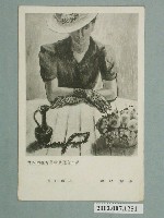 藏品(第四回臺灣美術展覽會根津靜子繪製白色帽子)的圖片