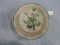 藏品(素面粉紅釉花果紋圓盤)的圖片