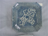 藏品(青花轉印雙龍搶珠八卦盤)的圖片