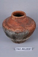 藏品(紅陶素燒折肩甕)的圖片