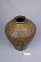 藏品(橄欖綠南瓜瓣紋酒甕)的圖片