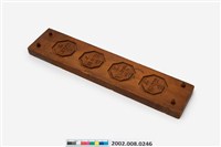 藏品(長條板單面雕四八角糕印)的圖片