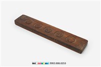 藏品(長條板單面雕五圓糕印)的圖片