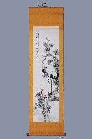 藏品(國畫掛軸松鶴延年)的圖片