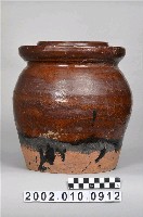 藏品(醬釉豬油罐)的圖片