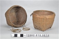 藏品(劉氏宗祠圓形竹籃一對)的圖片