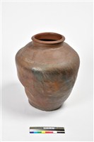 藏品(褐紅釉素面陶甕)的圖片
