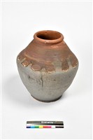 藏品(褐釉算盤珠形陶甕)的圖片