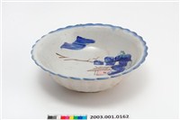 藏品(彩繪山水紋花口瓷碗)的圖片