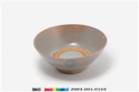 藏品(壽桃紋青花陶碗)的圖片