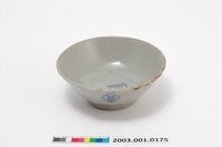 藏品(幾何紋青花陶碗)的圖片