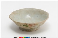 藏品(彩瓷草蟲花紋花口碗)的圖片