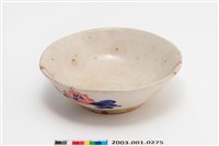藏品(青花粉紅彩花口碗)的圖片