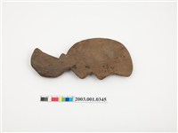 藏品(桃形木飯匙)的圖片