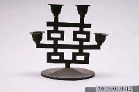 藏品(錫製4盞形囍字燭臺)的圖片