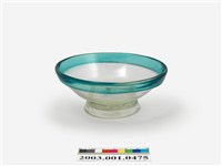 藏品(藍口緣玻璃冰碗)的圖片