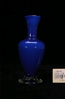 藏品(藍白雙色玻璃花瓶)的圖片