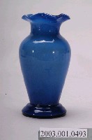 藏品(藍白雙色玻璃花瓶)的圖片