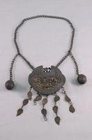 藏品(天仙送子人物紋如意形長命鎖)的圖片