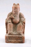 藏品(臺南米街磚燒福德正神神像)的圖片