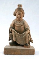 藏品(木雕王爺神像)的圖片