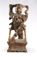 藏品(木雕加彩太子爺神像)的圖片