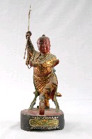 藏品(木雕加彩太子爺神像)的圖片