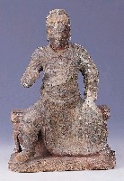 藏品(泥塑加彩神像)的圖片