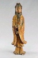 藏品(木雕加彩觀世音神像)的圖片