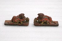 藏品(木雕獅組)的圖片