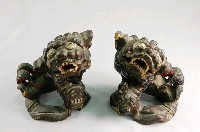 藏品(木雕獅組)的圖片