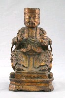藏品(木雕加彩福德正神神像)的圖片