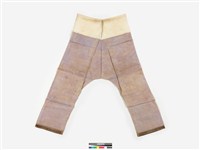 藏品(藕色絲質緹花蕾絲飾邊合襠女褲)的圖片