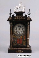 藏品(煙台盛利製鐘廠製雙喜暗八仙座鐘組)的圖片