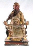 藏品(木雕關聖帝君像)的圖片