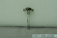 藏品(銀鎏金花卉釵)的圖片