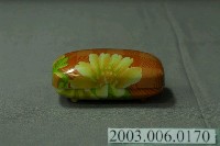 藏品(賽璐珞向日葵格紋肥皂盒)的圖片