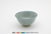 藏品(淡藍釉金魚紋淡青碗)的圖片