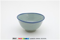 藏品(淡藍釉飛鳥紋淡青碗)的圖片