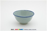 藏品(淡藍釉飛鳥紋淡青碗)的圖片