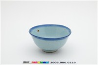 藏品(淡藍釉碗葫蘆紋壽字紋淡青仔碗)的圖片