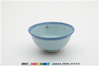 藏品(淡藍釉碗葫蘆紋壽字紋淡青仔碗)的圖片