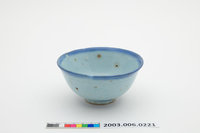 藏品(淡藍釉碗葫蘆紋壽字紋淡青仔碗)的圖片