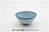 藏品(淡藍釉碗葫蘆紋壽字紋淡青仔碗)的圖片