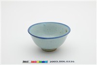 藏品(淡藍釉碗葫蘆紋壽字紋淡青仔碗)的圖片