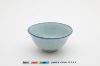 藏品(淡藍釉碗葫蘆紋壽字紋淡青仔碗)的圖片
