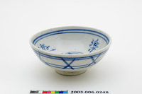 藏品(青花游聚樂文字紋大碗)的圖片
