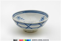 藏品(青花游聚樂文字紋大碗)的圖片