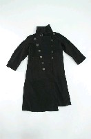 藏品(黑毛料雙排釦翻領大衣)的圖片